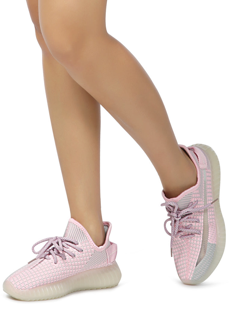 lynette women's active running shoes#color_pink