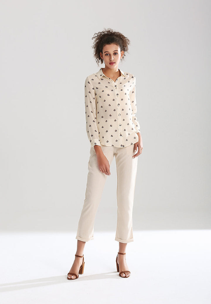 straight cut trousers#color_beige