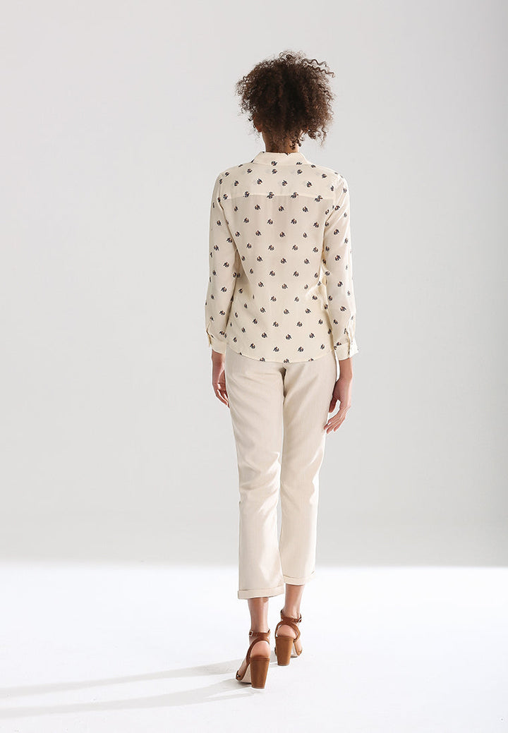 straight cut trousers#color_beige