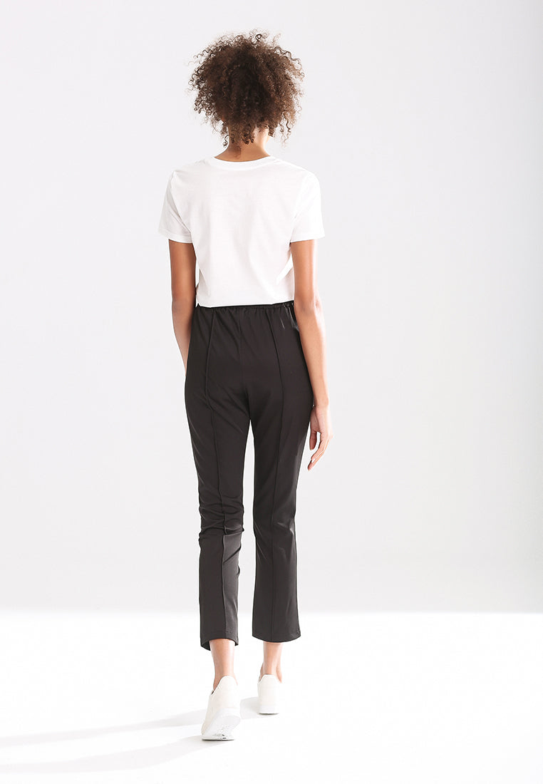 pleated casual pants#color_black
