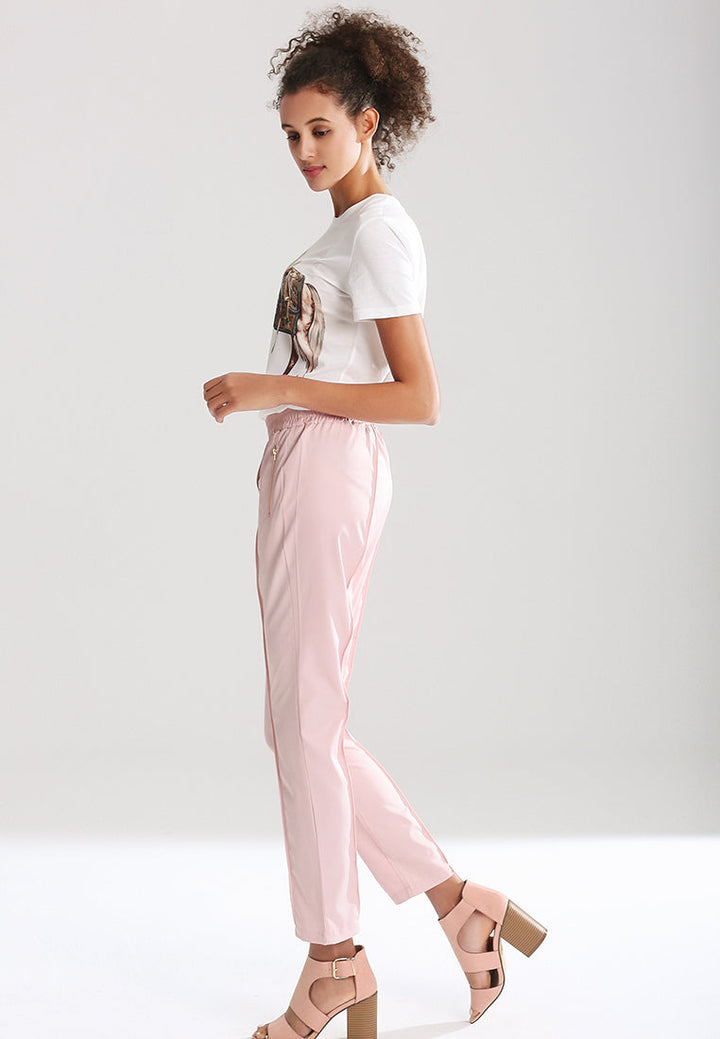 pleated casual pants#color_dusty-pink