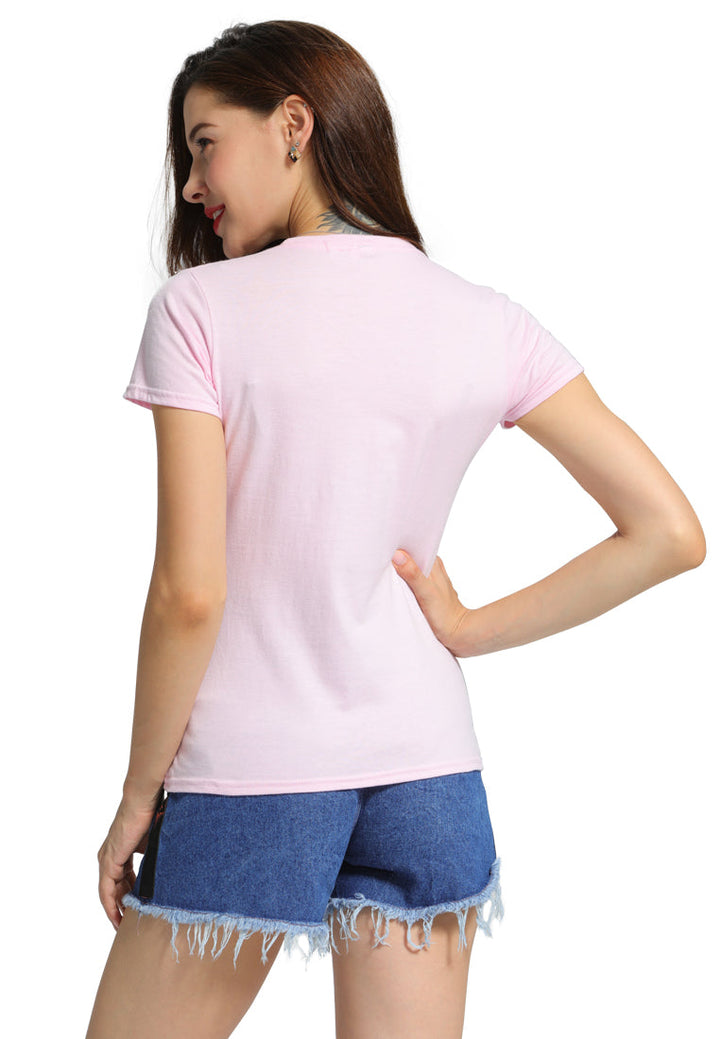 one liner t-shirt#color_pink