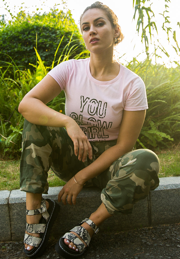 one liner t-shirt#color_pink