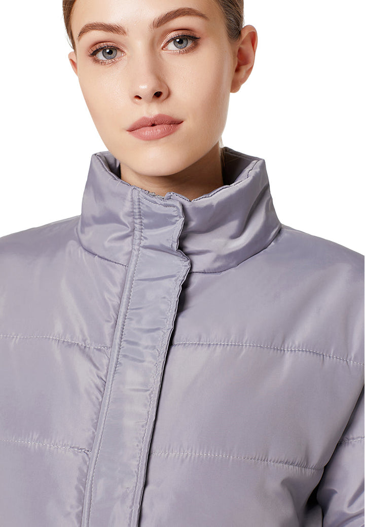 puffer style crop jacket#color_grey