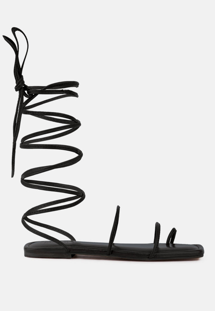 amatha essential toe ring summer leather flats by ruw#color_black