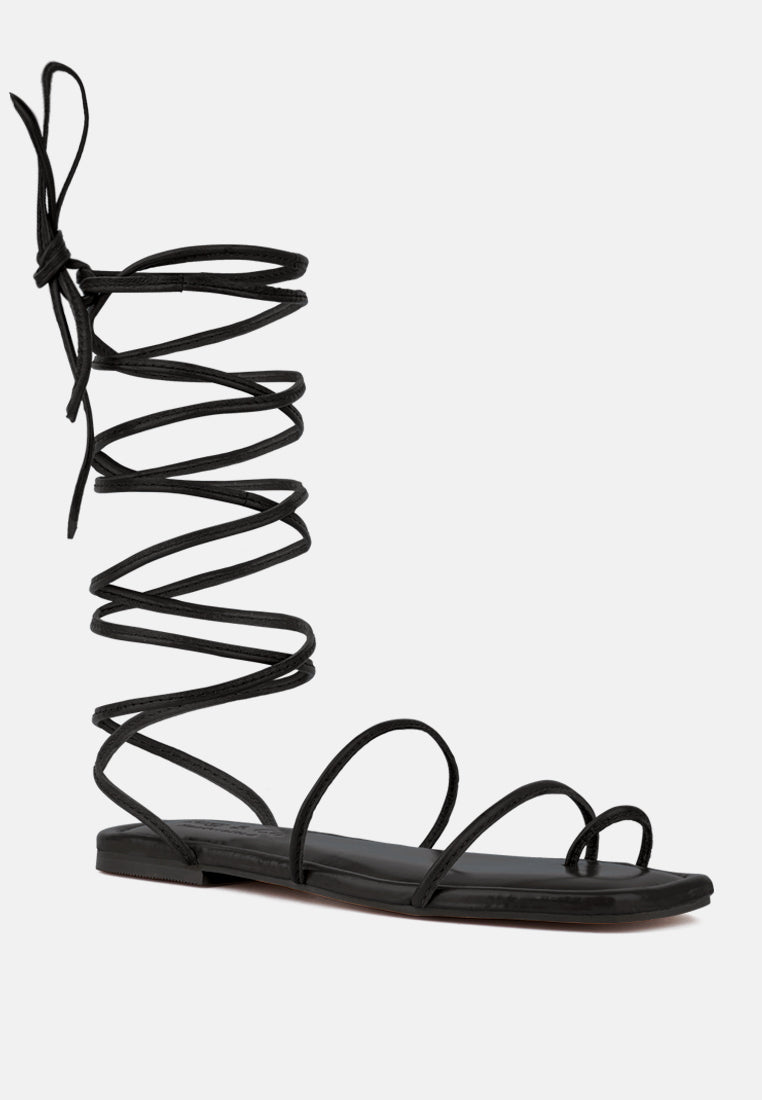 amatha essential toe ring summer leather flats by ruw#color_black