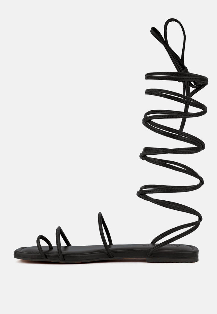 amatha essential toe ring summer leather flats by ruw#color_black