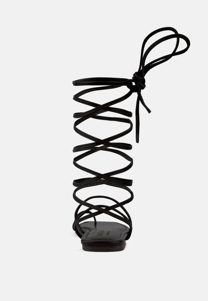 amatha essential toe ring summer leather flats by ruw#color_black