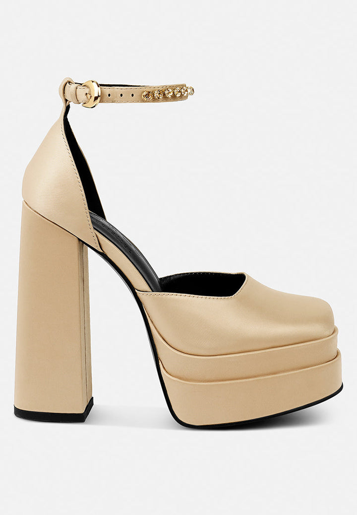 martini sky high platform sandals by ruw#color_latte