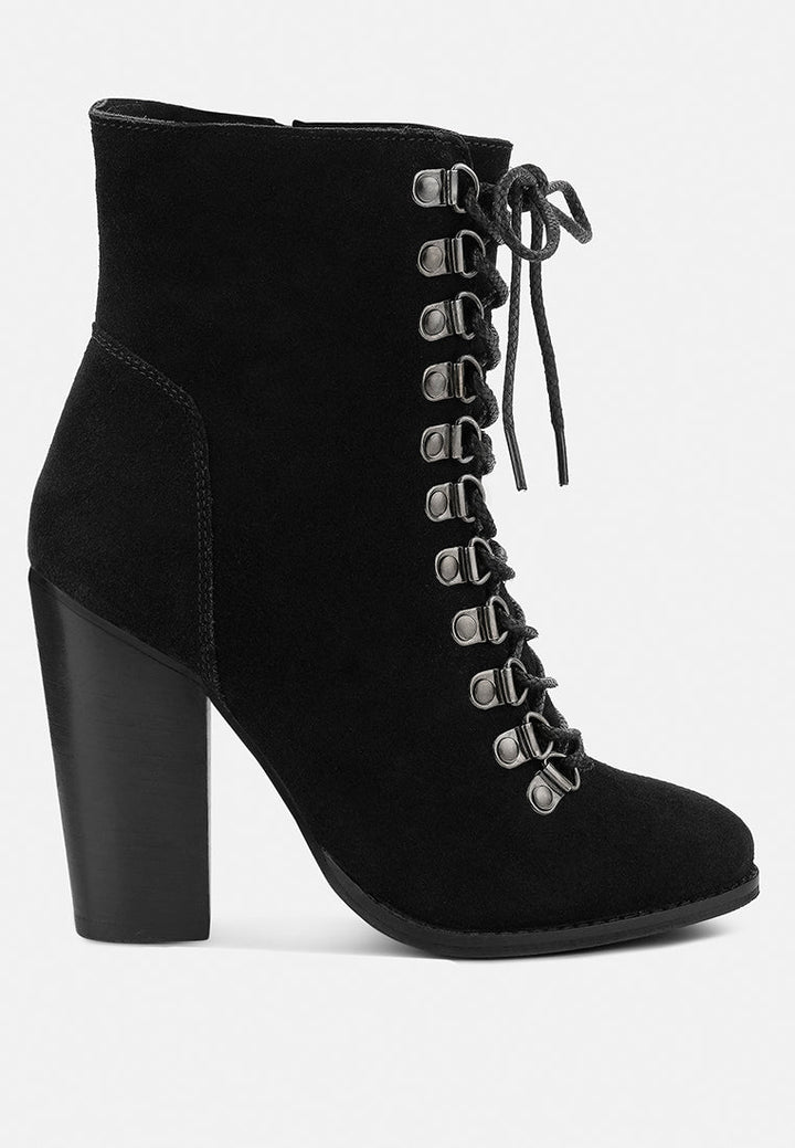 goose-feather antique high heeled ankle boot by ruw#color_black