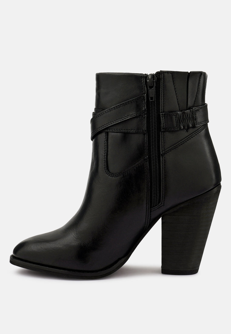 cat-track leather ankle boots by ruw#color_black