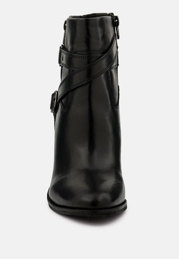 cat-track leather ankle boots by ruw#color_black
