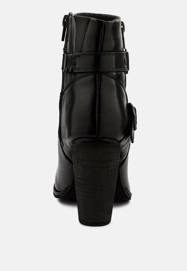 cat-track leather ankle boots by ruw#color_black