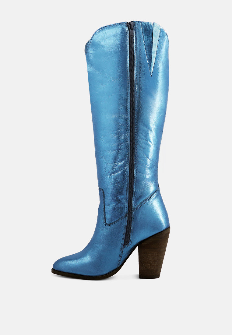 great-storm  leather calf boots by ruw#color_blue