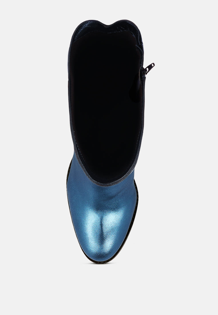 great-storm  leather calf boots by ruw#color_blue