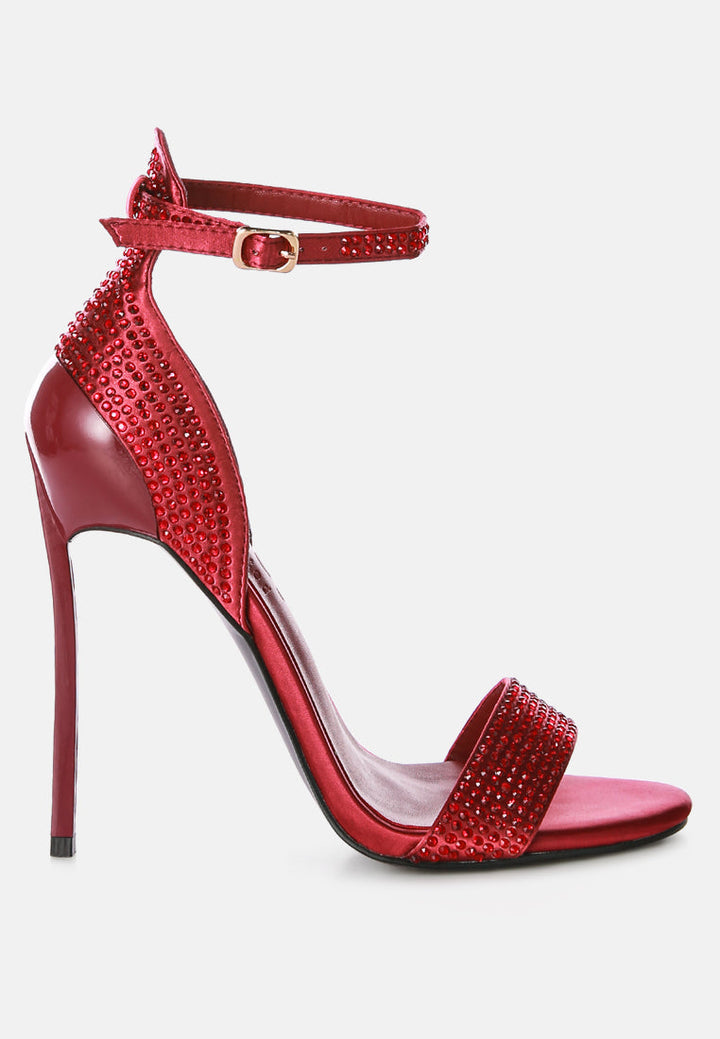 magnate rhinestone embellished stiletto sandals by ruw#color_burgundy