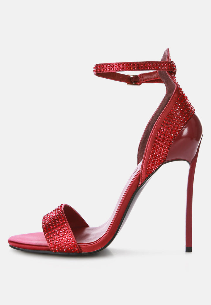 magnate rhinestone embellished stiletto sandals by ruw#color_burgundy