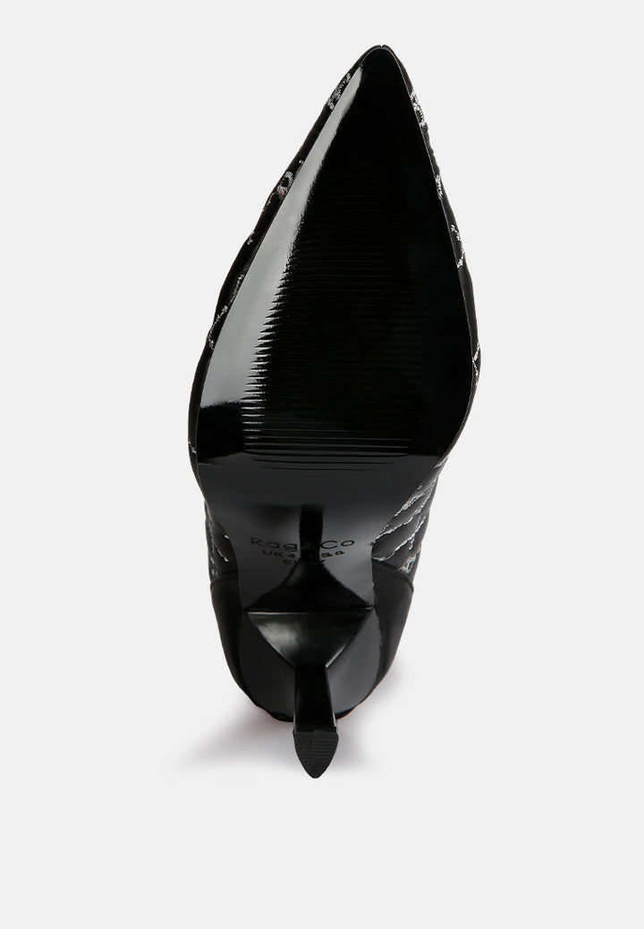 rhapsody monogram stiletto calf boots#color_black