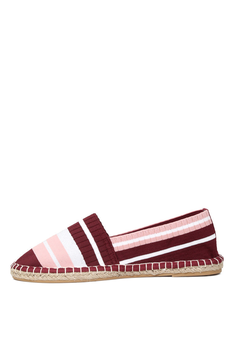 neon highlights slip-on espadrilles#color_wine-red