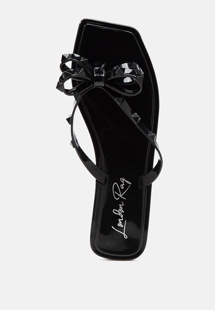 retta bow thong flats by ruw#color_black