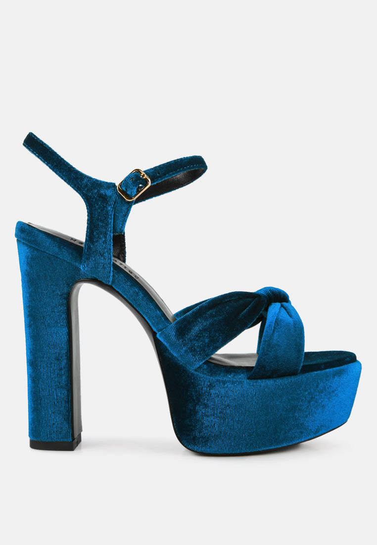 liddel platform heel sandals by ruw#color_royal-blue