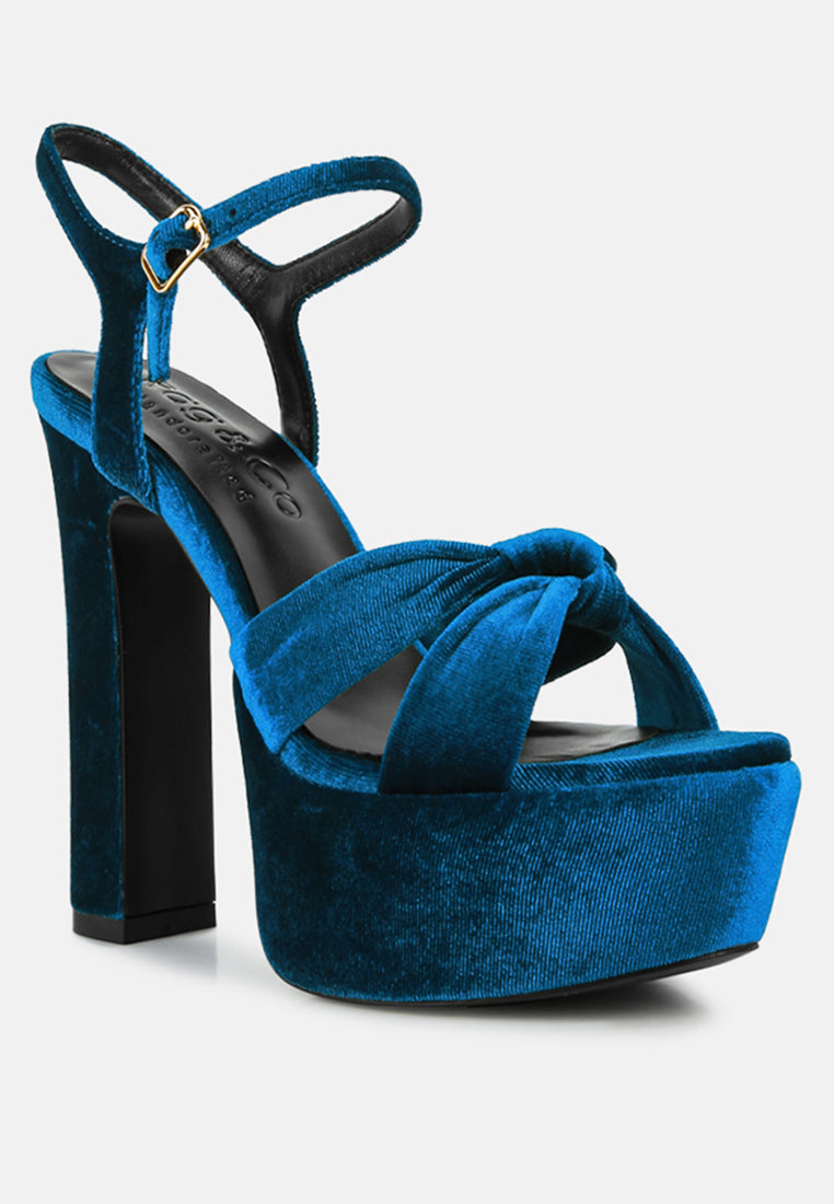 liddel platform heel sandals by ruw#color_royal-blue