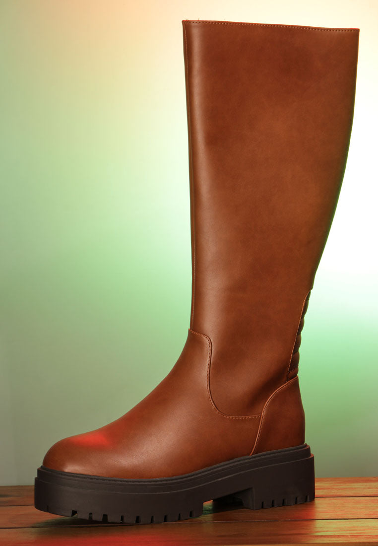 axle knee boot by ruw#color_tan