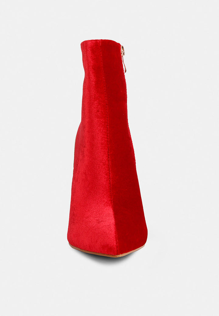 slade metallic highlight high heeled ankle boots by ruw#color_red-gold