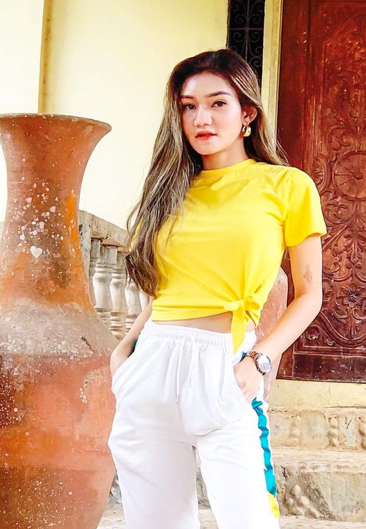 side knot top#color_yellow