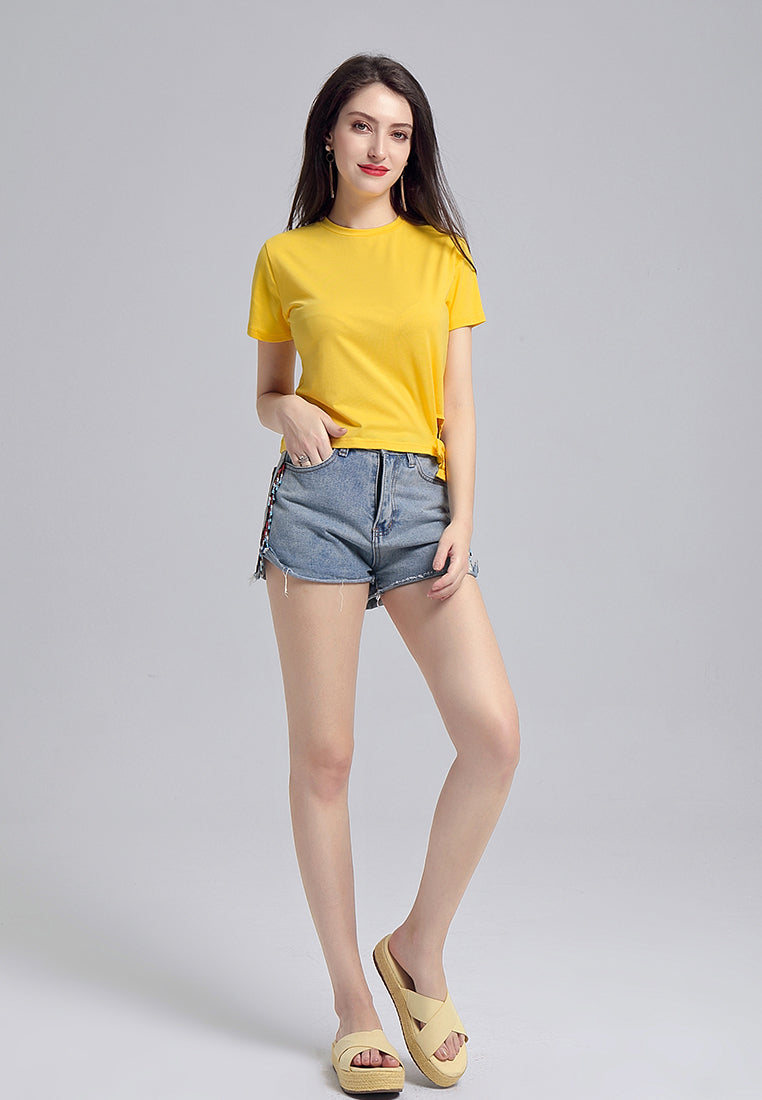 side knot top#color_yellow