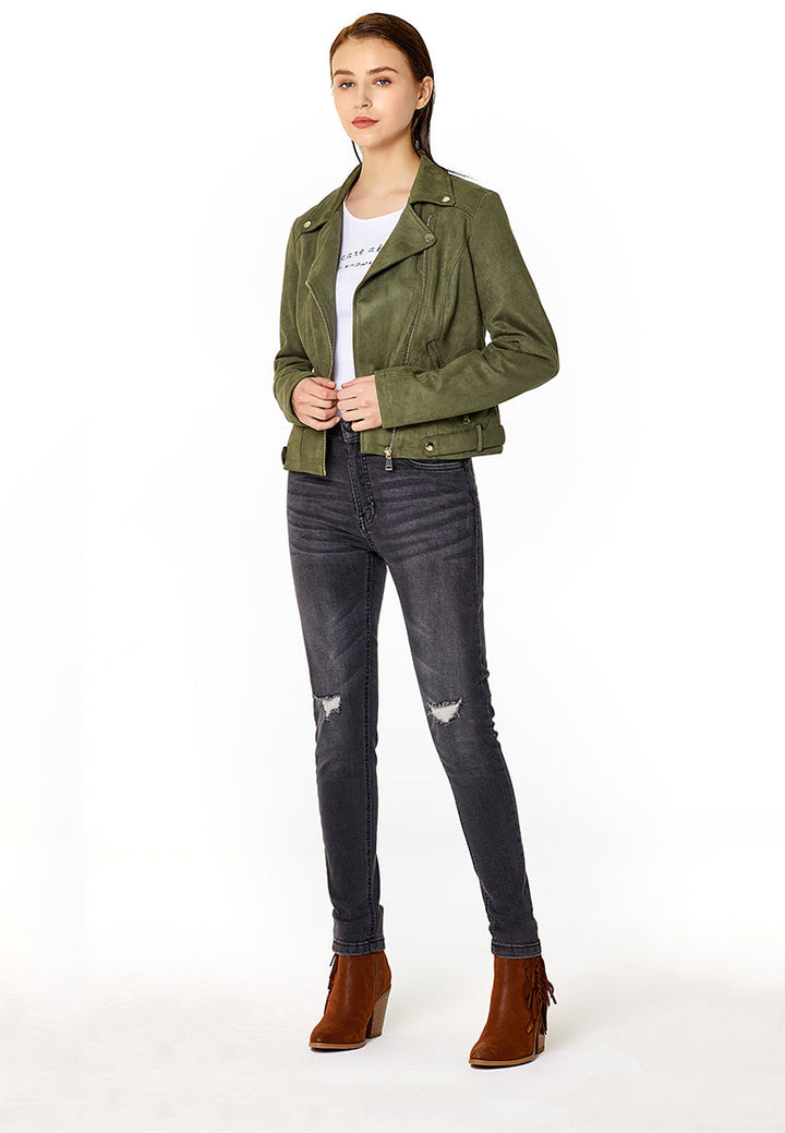 slim fit distressed jeans#color_black