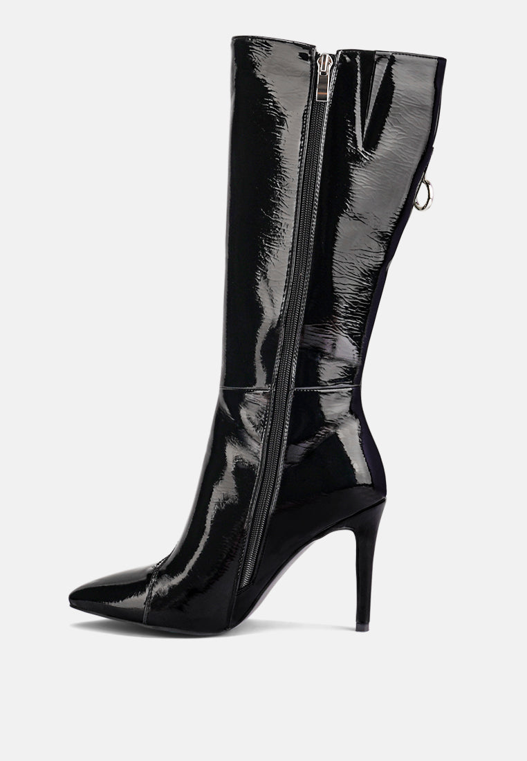 tsaroh zip around calf boot by ruw#color_black