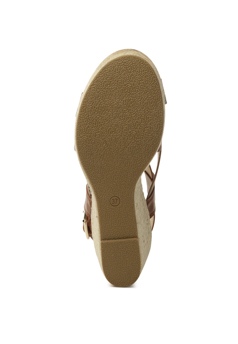 chefa braided espadrille wedge sandals#color_tan