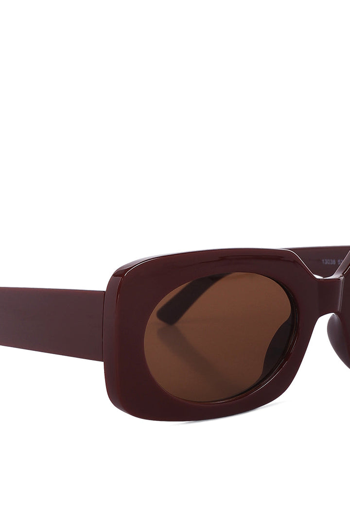 thick box frame sunglasses#color_brown