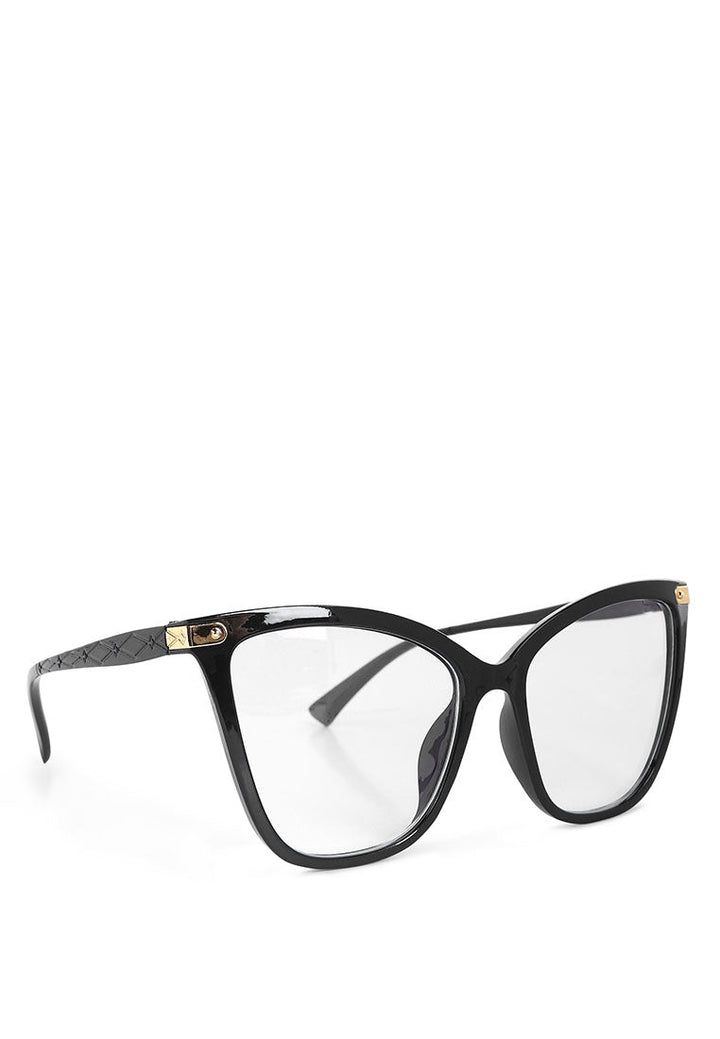 tranparent butterfly  sunglasess#color_black