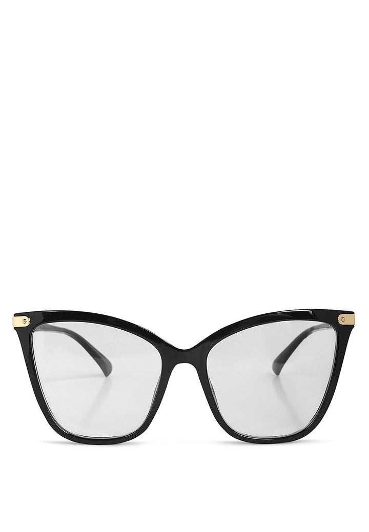 tranparent butterfly  sunglasess#color_black