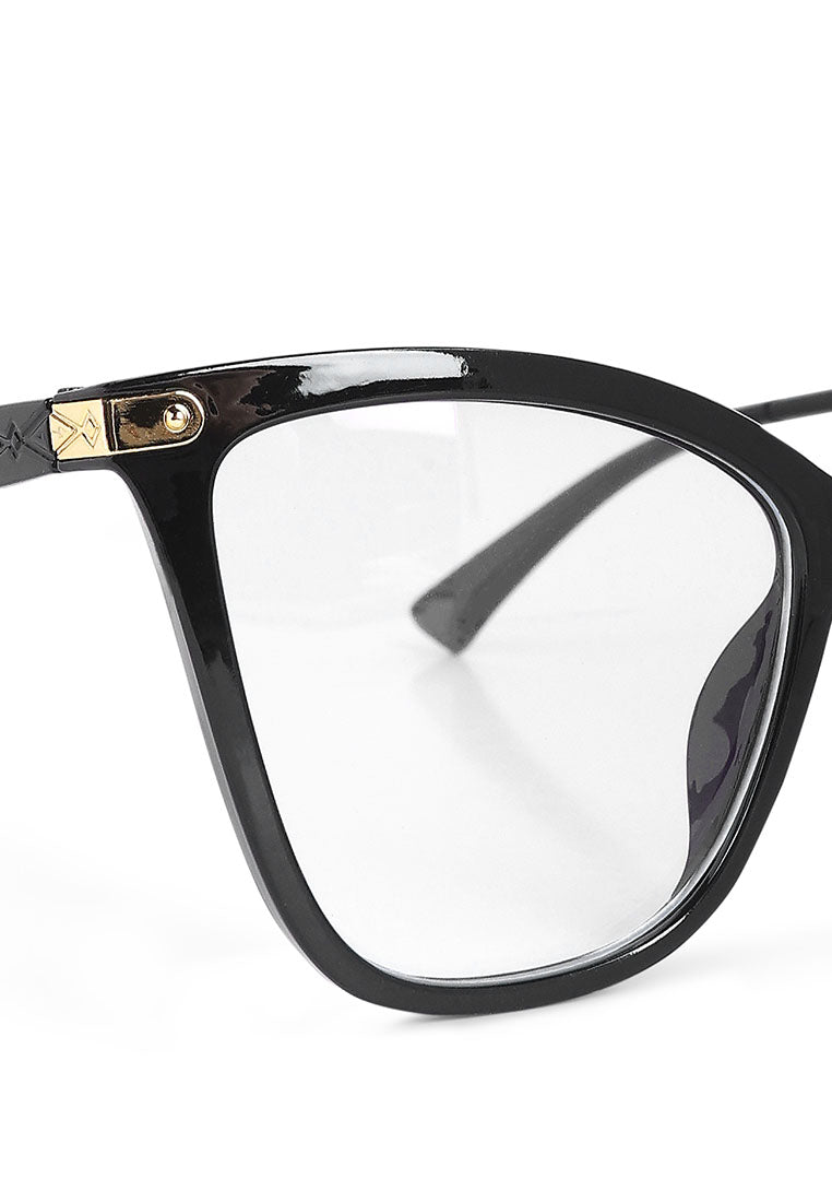 tranparent butterfly  sunglasess#color_black