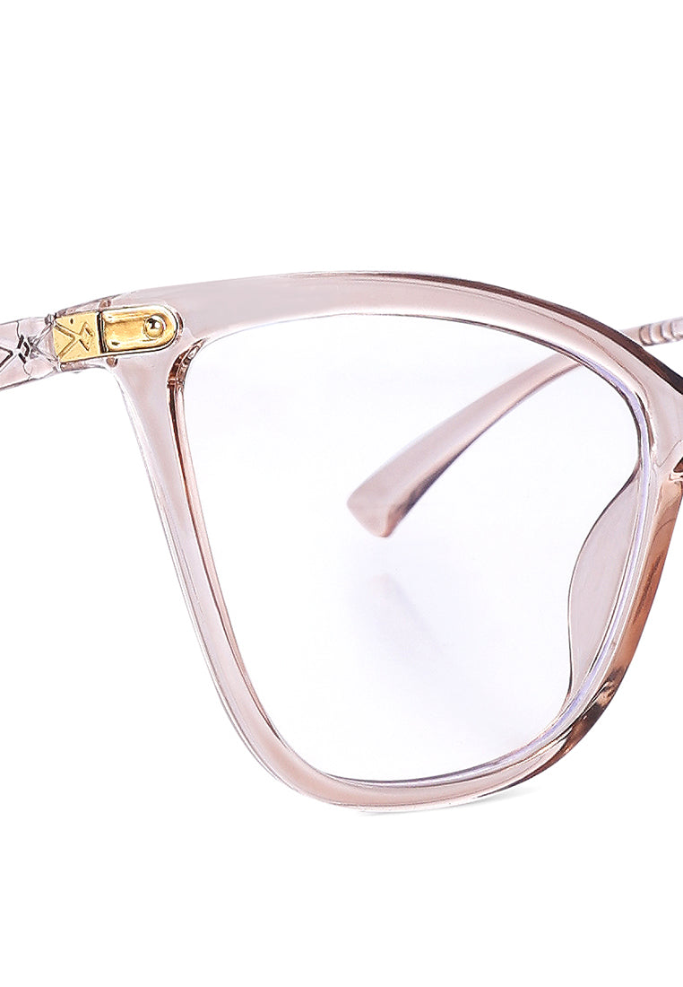 tranparent butterfly  sunglasess#color_brown