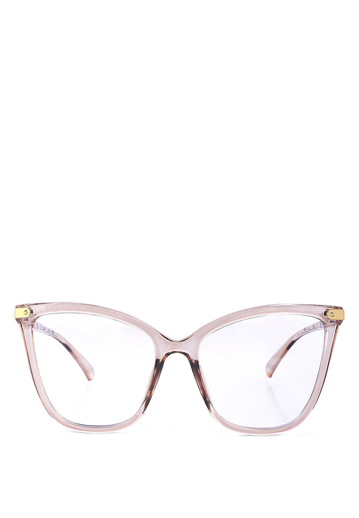 tranparent butterfly  sunglasess#color_brown