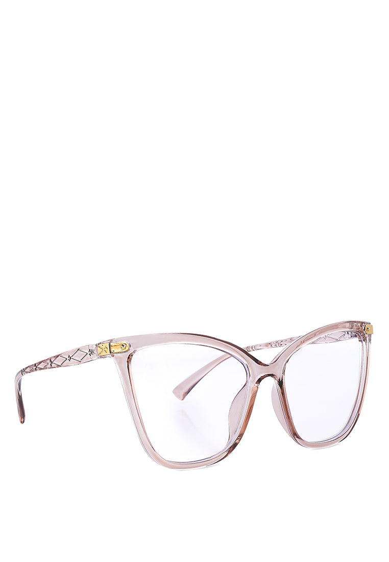 tranparent butterfly  sunglasess#color_brown