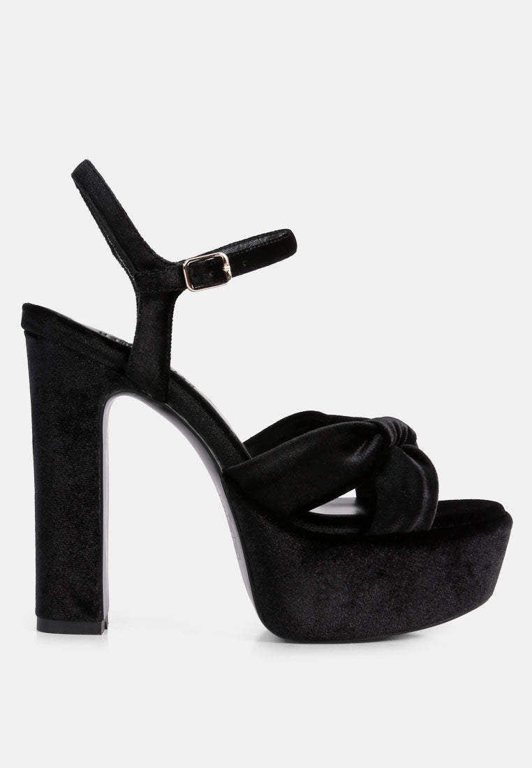 liddel platform heel sandals by ruw#color_black