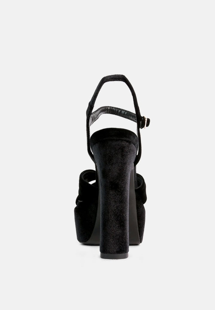 liddel platform heel sandals by ruw#color_black
