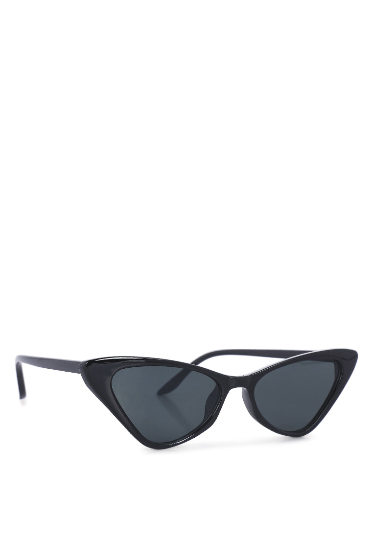 vintage cat-eye sunglasses#color_black