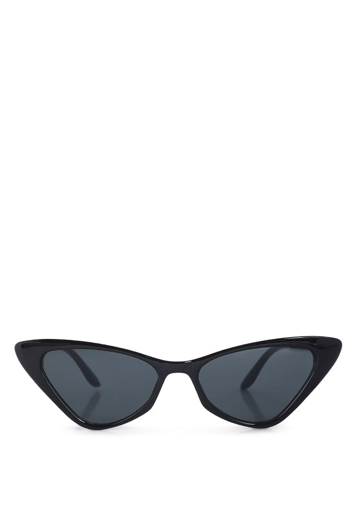 vintage cat-eye sunglasses#color_black