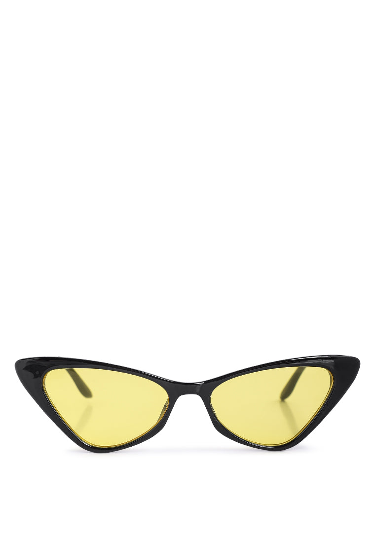 vintage cat-eye sunglasses#color_yellow