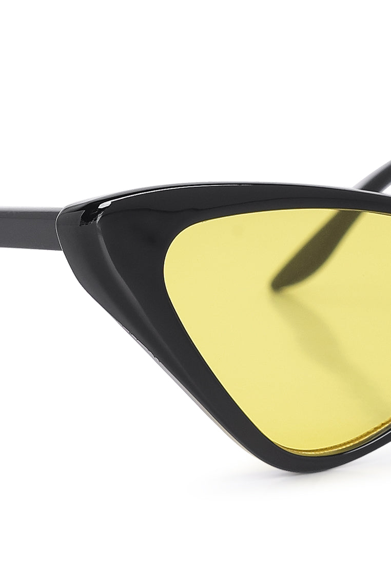 vintage cat-eye sunglasses#color_yellow