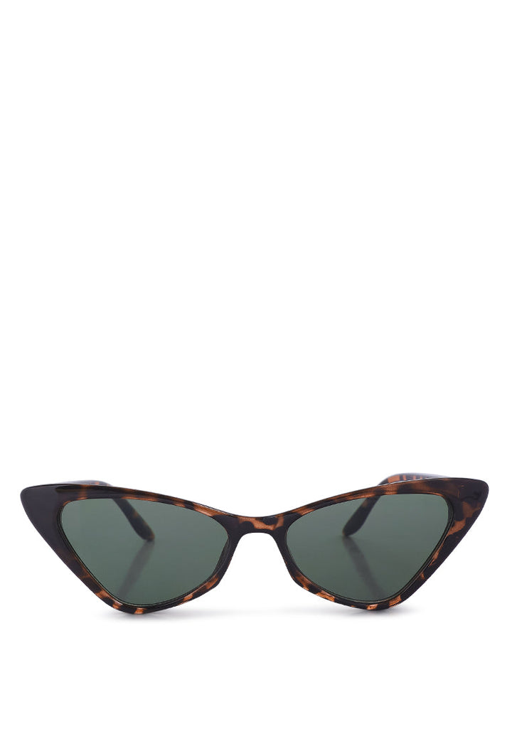 vintage cat-eye sunglasses#color_green