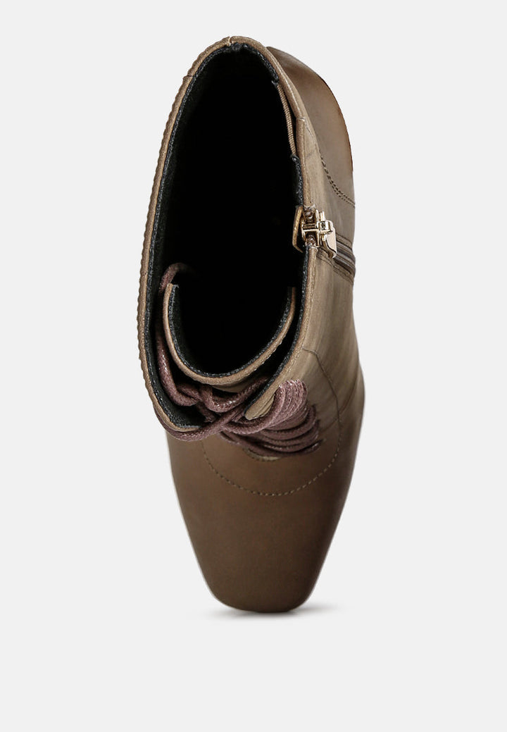wyndham lace up leather ankle boots by ruw#color_brown