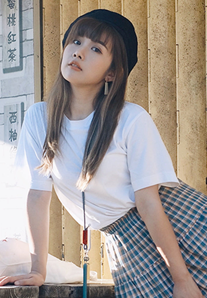 solid round neck t-shirt#color_white