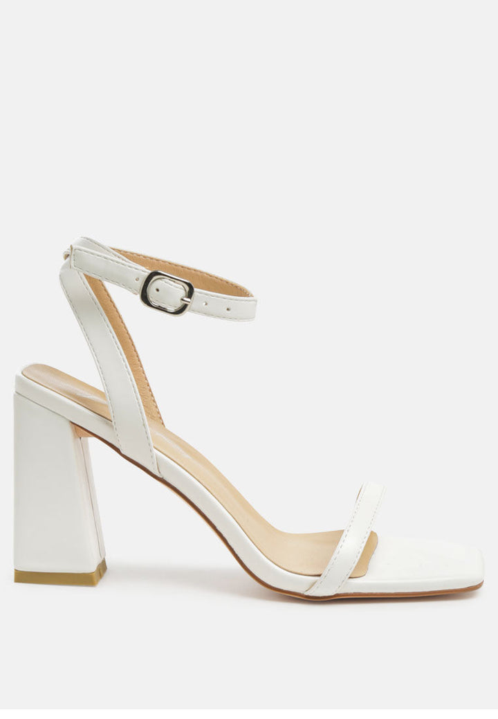 mooncut ankle strap block heel sandals by ruw#color_white